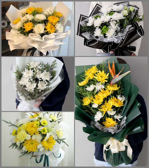 山西晋中榆次区北田镇小赵村白事花束代送